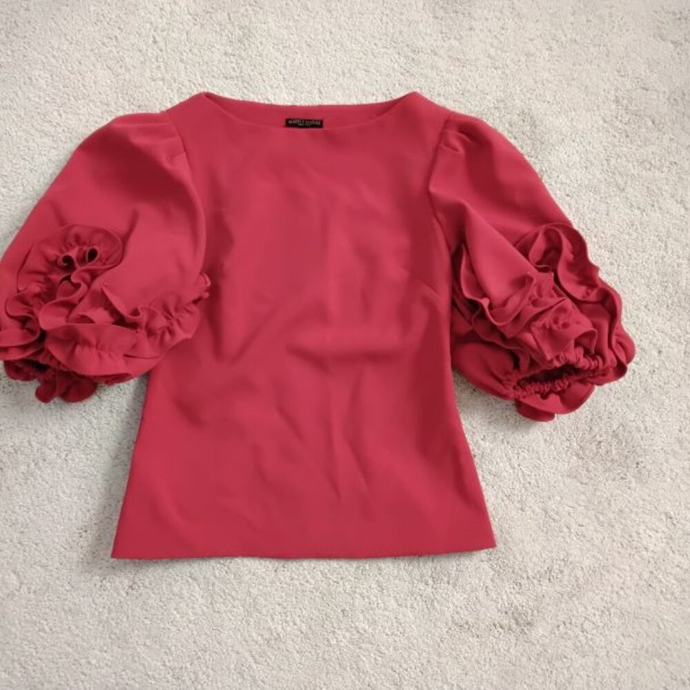 alberto makali WOMAN Puff‑Sleeve Blouse - Picture 7 of 16